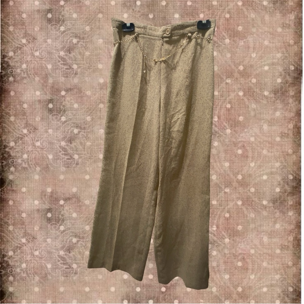 Vintage Korean Wide-Leg Floral Pants